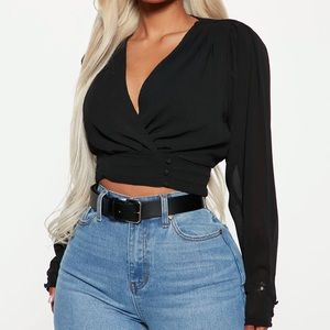 Fashion nova black top